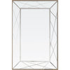 Champagne Finish Mirror and Console Table