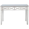 Silver Glass Mirror Console Table