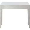 Antiqued Silver Finish Mirror Console Table