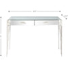 Rectangular Striped Falling Console Table