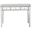 Silver Finish Three Drawer Console Table