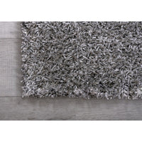 2’ x 8’ Dark Gray Contemporary Runner Rug