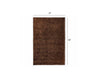 2’ x 8’ Brown Contemporary Runner Rug
