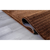 8’ x 10’ Brown Modern Shimmery Area Rug
