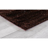 5’ x 7’ Dark Brown Modern Shimmery Area Rug