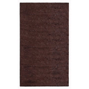 8’ x 10’ Dark Brown Modern Shimmery Area Rug
