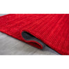 5’ x 7’ Red Modern Shimmery Area Rug