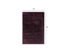 5’ x 7’ Resin Purple Modern Shimmery Area Rug