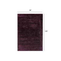 8’ x 10’ Resin Purple Modern Shimmery Area Rug