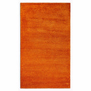 2’ x 8’ Orange Modern Shimmery Runner Rug