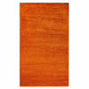 5’ x 7’ Orange Modern Shimmery Area Rug