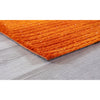 5’ x 7’ Orange Modern Shimmery Area Rug