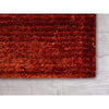 2’ x 8’ Flame Red Modern Shimmery Runner Rug