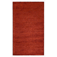 5’ x 7’ Flame Red Modern Shimmery Area Rug