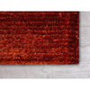 5’ x 7’ Flame Red Modern Shimmery Area Rug