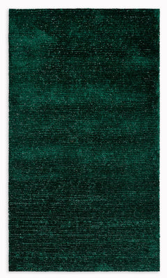 2’ x 8’ Green Modern Shimmery Runner Rug