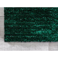 5’ x 7’ Green Modern Shimmery Area Rug