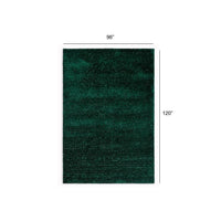 8’ x 10’ Teal Modern Shimmery Area Rug