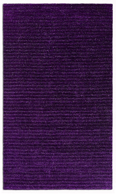 2’ x 8’ Eggplant Purple Modern Shimmery Runner Rug