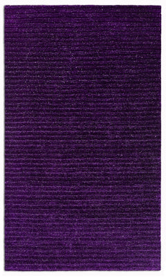 5’ x 7’ Eggplant Purple Modern Shimmery Area Rug