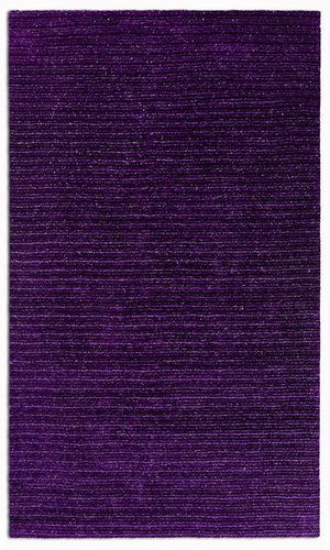 8’ x 10’ Eggplant Purple Modern Shimmery Area Rug