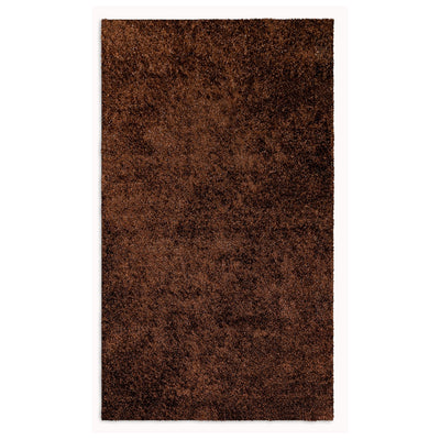 2’ x 8’ Brown Textured Modern Runner Rug