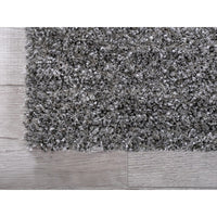 2’ x 8’ Silver Textured Modern Runner Rug