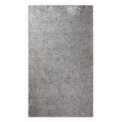 5’ x 7’ Silver Sparkly Area Rug