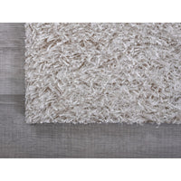 2’ x 8’ White and Silver Sparkly Runner Rug