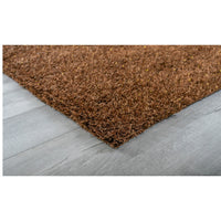 2’ x 8’ Dark Brown and Gold Sparkly Runner Rug