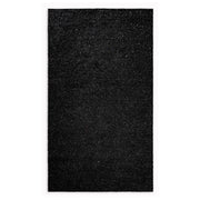 8’ x 10’ Black and Silver Sparkly Area Rug