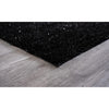 8’ x 10’ Black and Silver Sparkly Area Rug