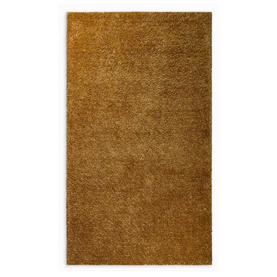 8’ x 10’ Gold Sparkly Area Rug