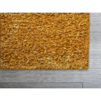 8’ x 10’ Gold Sparkly Area Rug