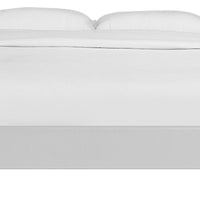 White Platform King Bed