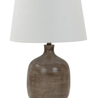 Set of 2 Brown Transitional Table Lamps