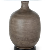 Set of 2 Brown Transitional Table Lamps