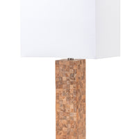 Set of 2 Coastal Sand Mother of Pearl Table Lamps