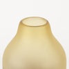 14" Brown and Beige Smoky Sand Dunes Glass Vase