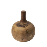 8" Vase Shaped Wooden Decor Piece