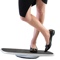 Black and White Active Standing Desk Balance Board