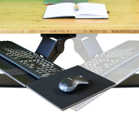 Black Ergonomic Under Desk Pull Out Keyboard Tray