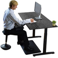 Premier 45" Black Dual Motor Electric Office Adjustable Standing Desk