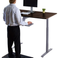 Premier 45" Gray Dual Motor Electric Office Adjustable Standing Desk