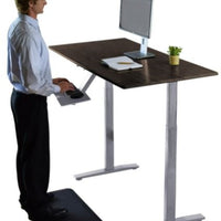 Premier 45" Gray Dual Motor Electric Office Adjustable Standing Desk