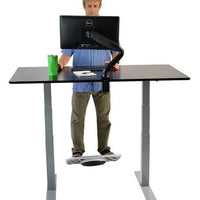 Premier 52" Gray Dual Motor Electric Office Adjustable Standing Desk