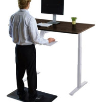 Premier 52" White Dual Motor Electric Office Adjustable Standing Desk