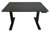 Black on Black 45" Bamboo Dual Motor Electric Office Adjustable Computer Desk