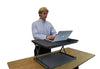 Small Black Adjustable Standing Desk Converter