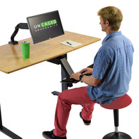 Red Tall Swivel Active Balance Chair